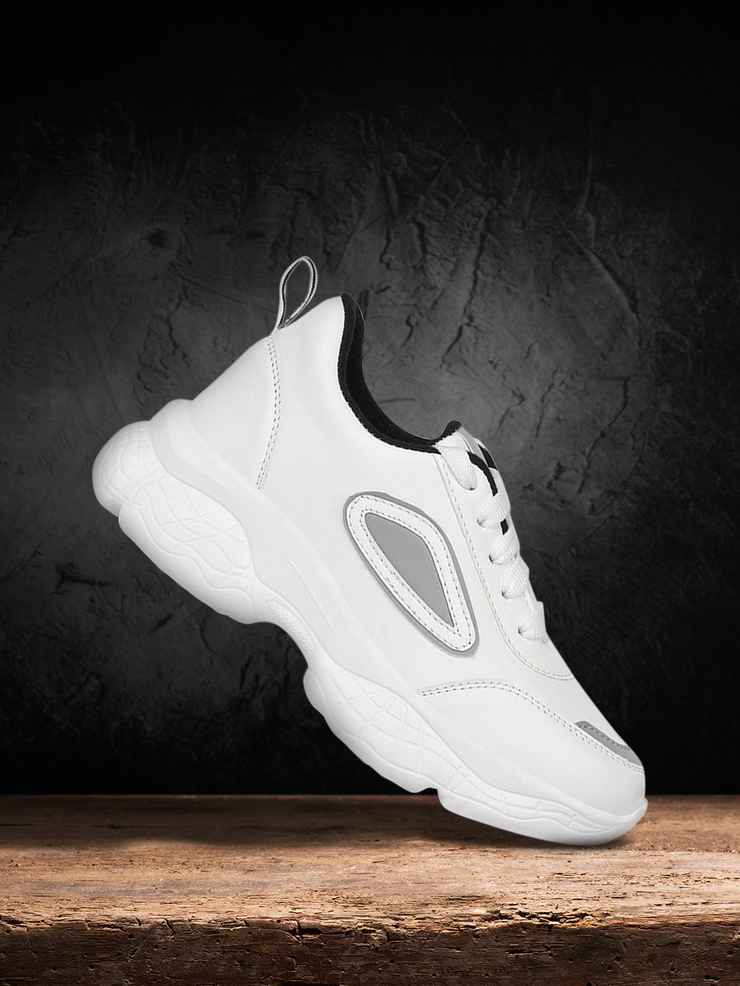 Longwalk Women White Walking Non-Marking Shoes Price in India