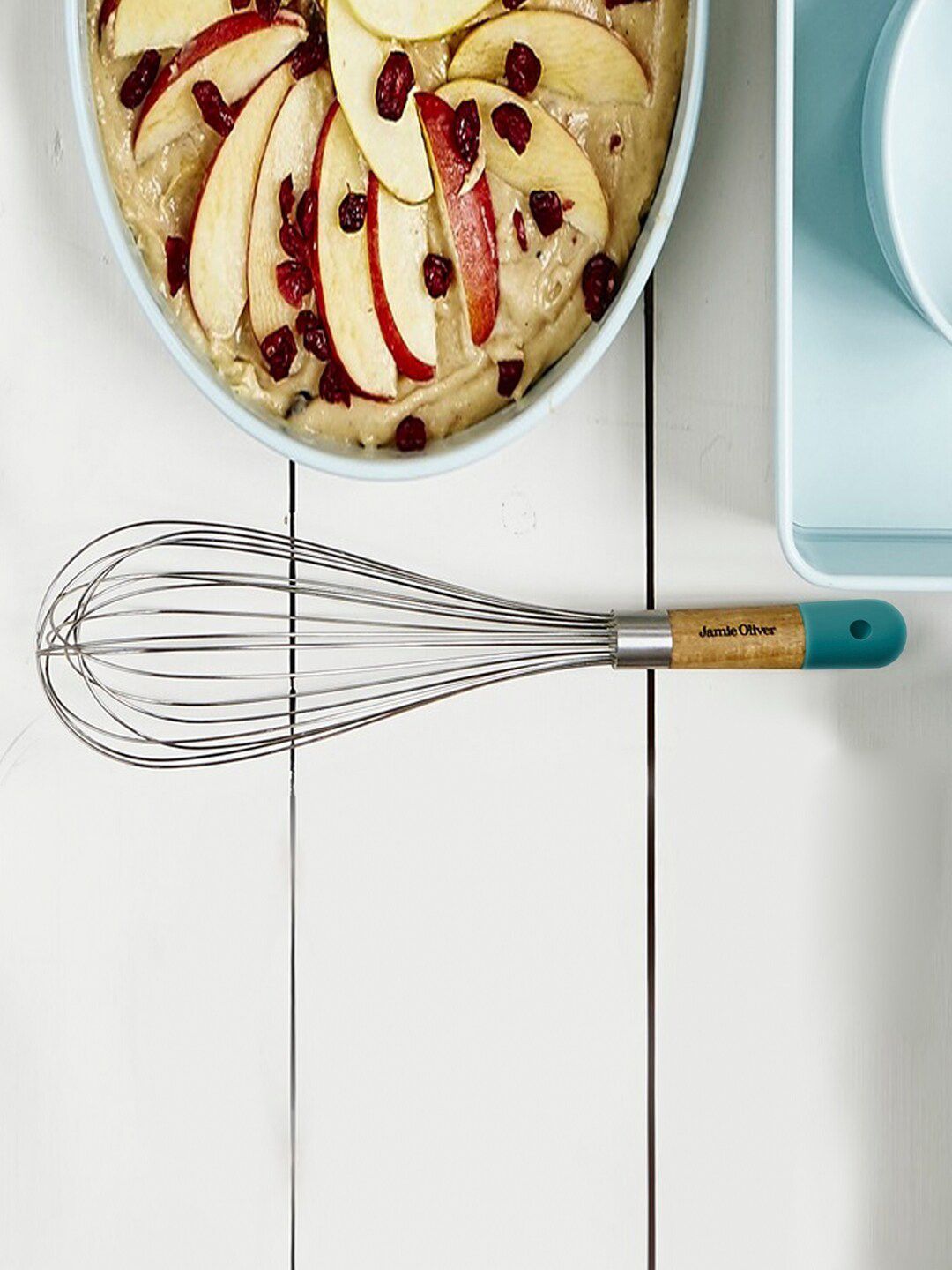 Jamie Oliver Green & Steel-Toned Balloon Whisk Price in India