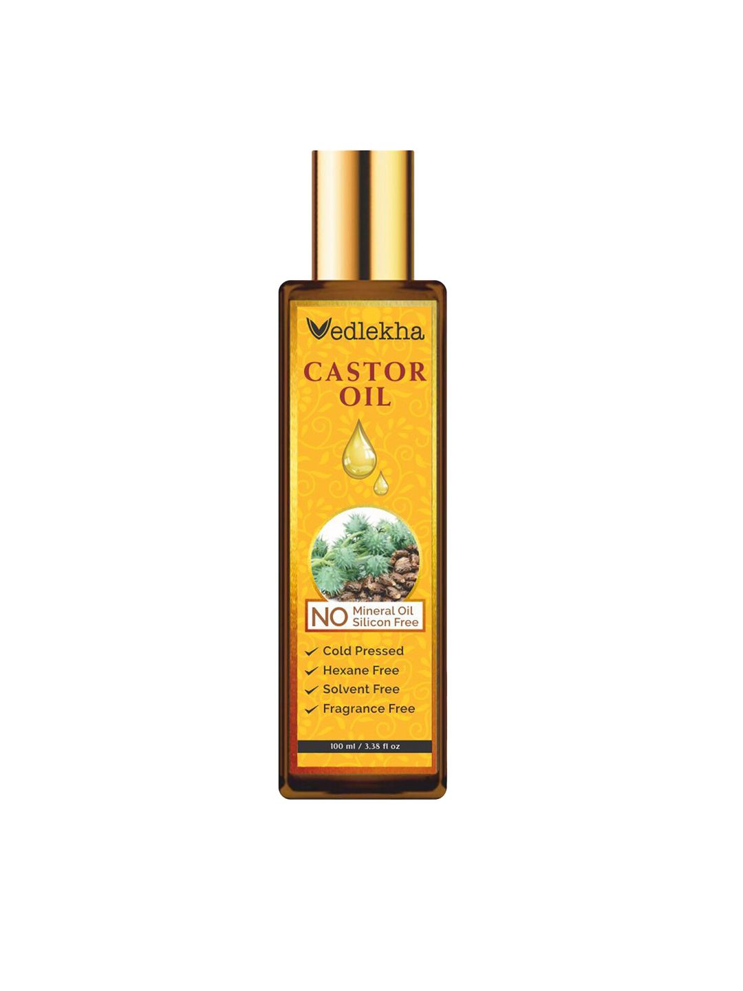 Vedlekha Brown Castor Hair Oil Price in India
