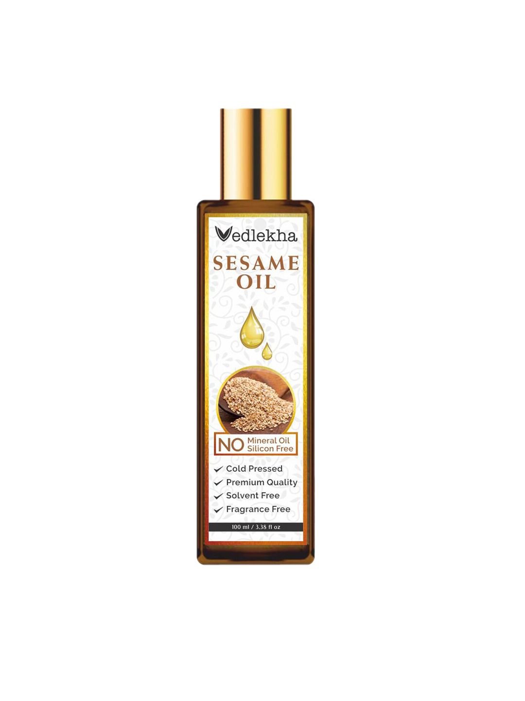 Vedlekha Sesame Fragrance Free Hair Oil - 100 ml Price in India