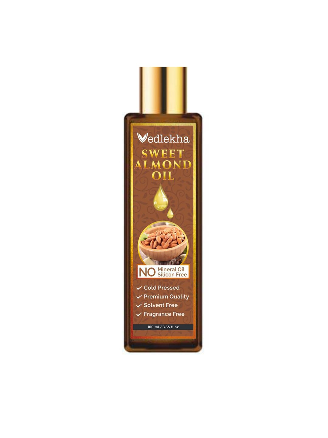Vedlekha Brown Almond Hair Oil Price in India