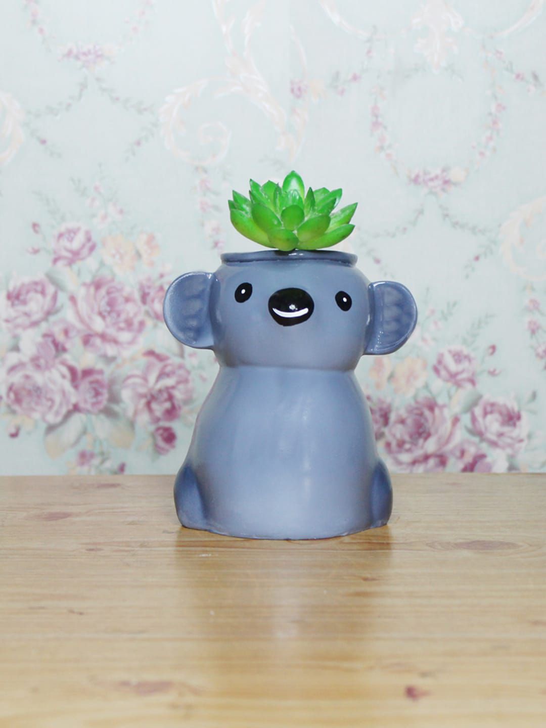 Wonderland Grey Koala Succulent Animal Planter Price in India