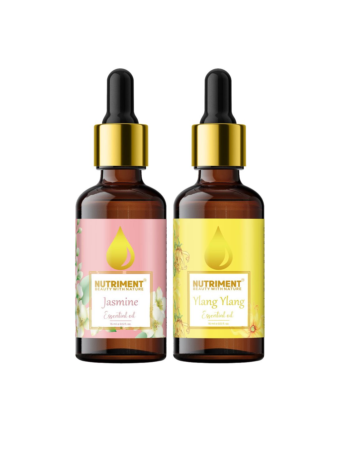 Nutriment Set of 2 Ylang-Ylang & Jasmine Essential Oil 15ml Price in India