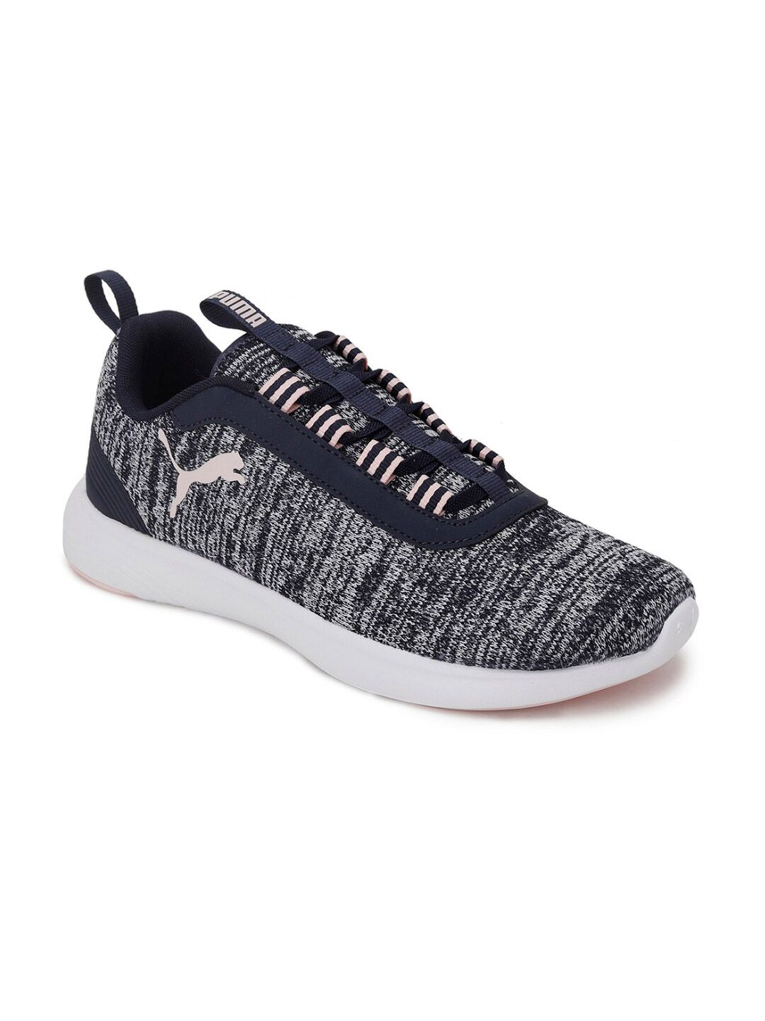 Puma Softride Vital Unisex Navy Blue Textile Walking Shoes Price in India