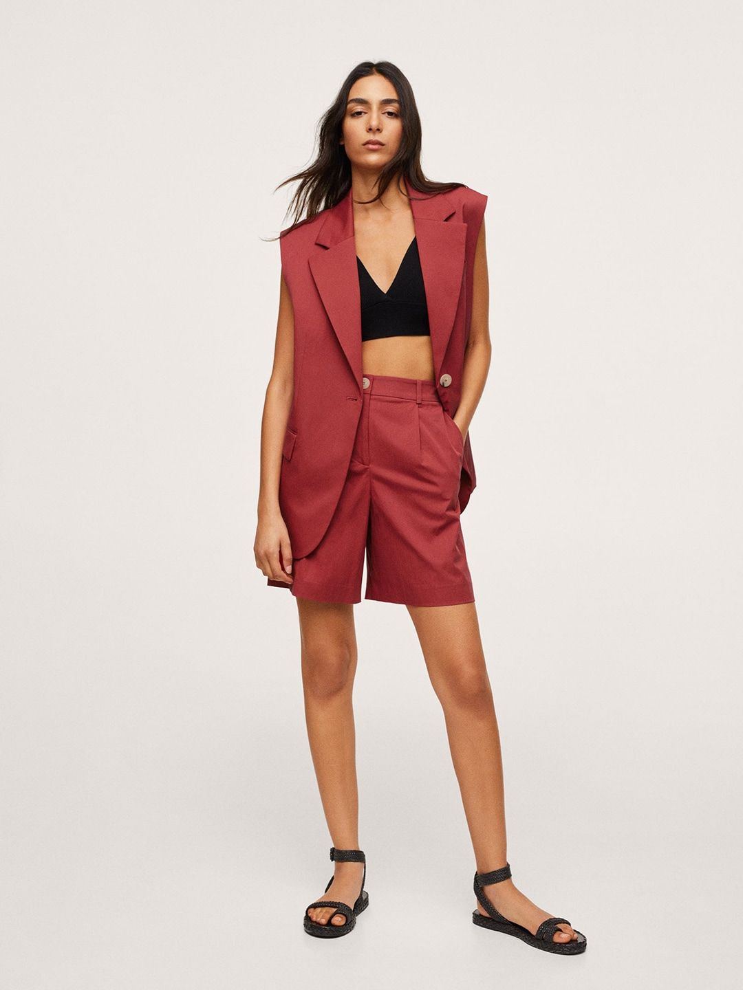 Maroon Regular Shorts