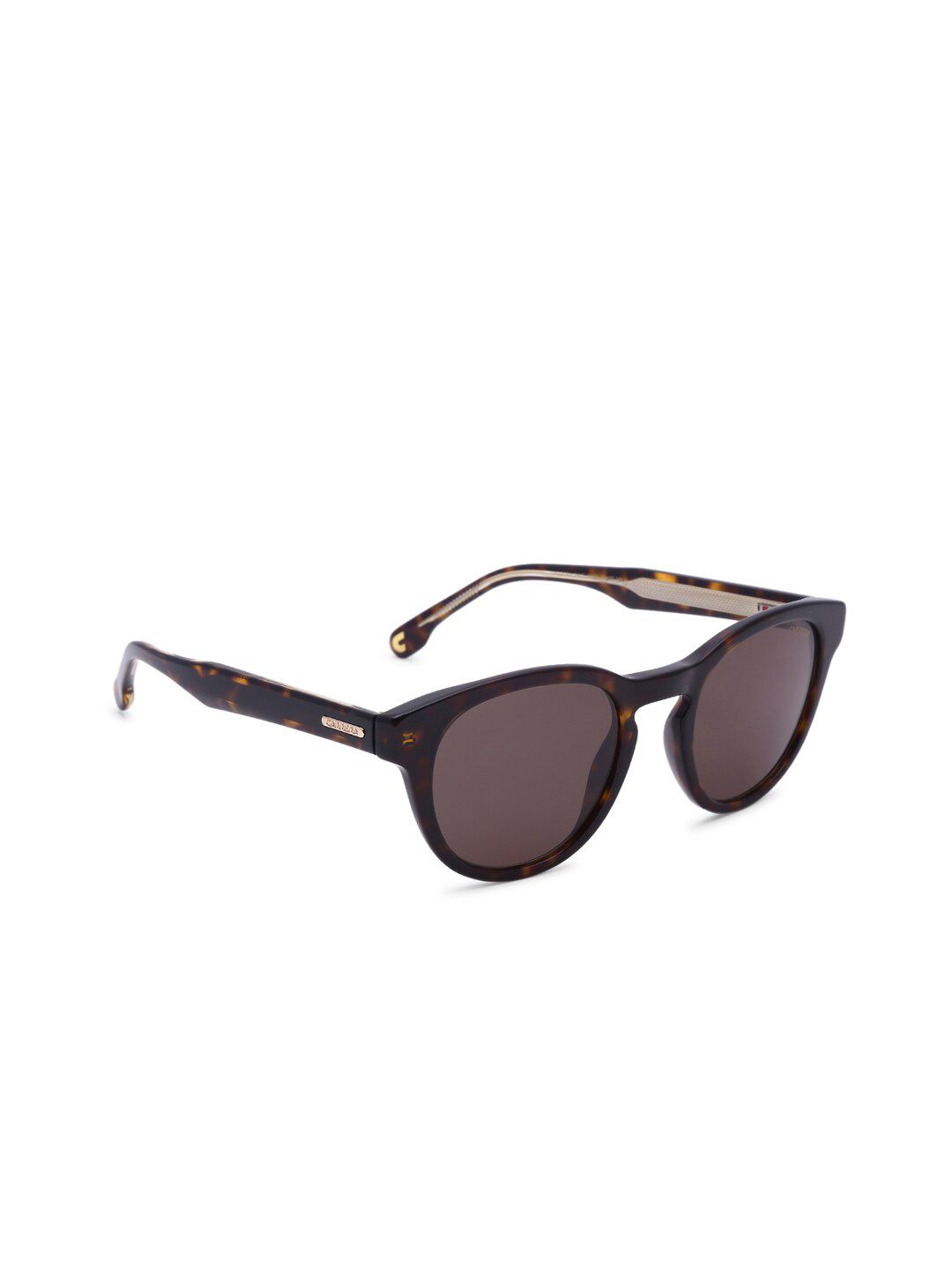 Carrera Unisex Brown Lens & Brown Oval Sunglasses with UV Protected Lens 203838-39 Price in India