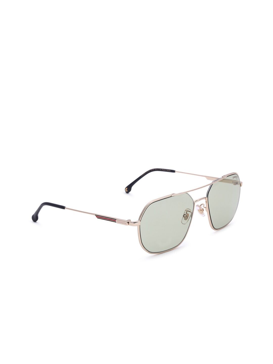 Carrera Unisex Green Lens & Silver-Toned Aviator Sunglasses 203453-27 Price in India