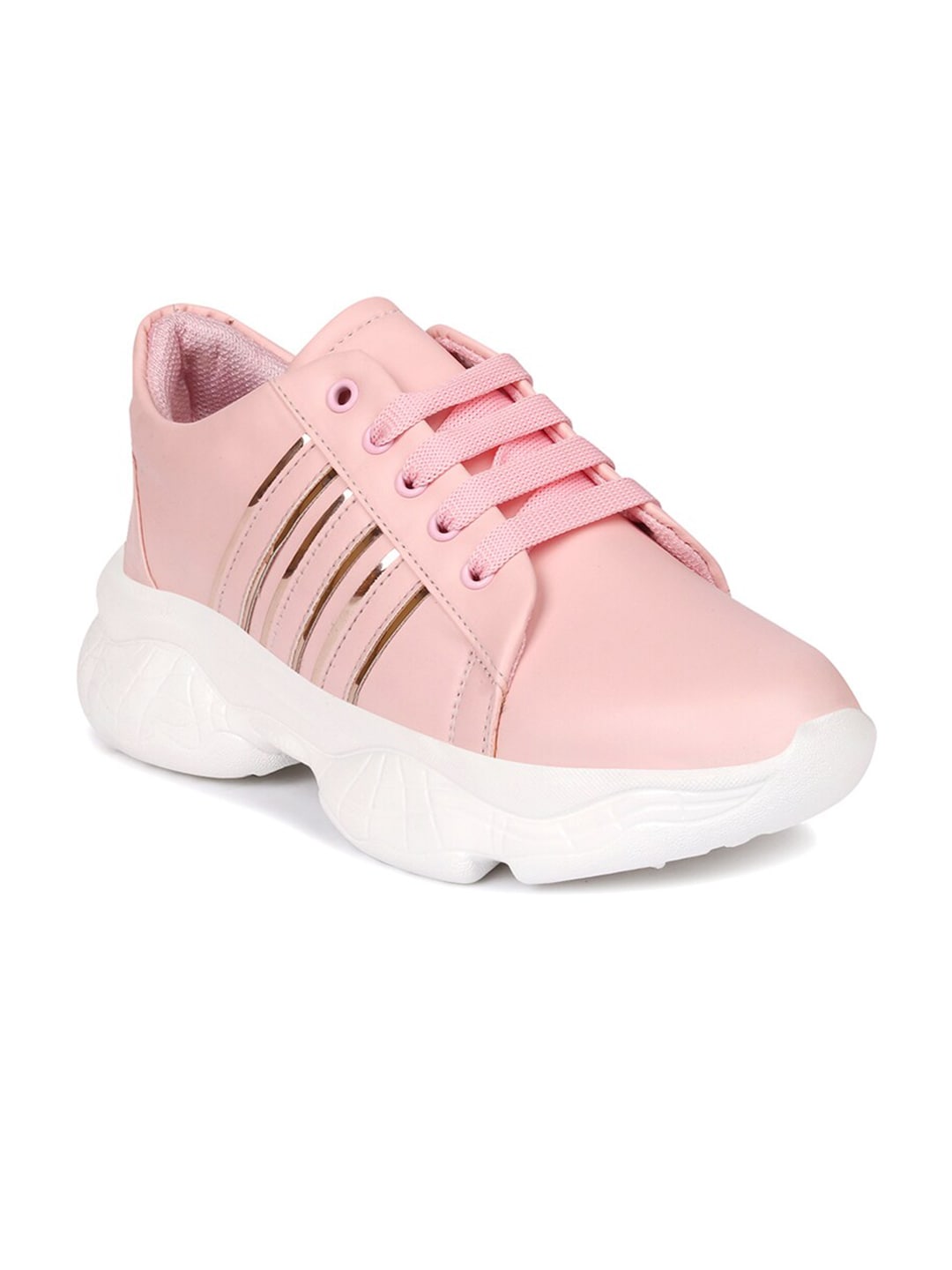 Longwalk Women Pink Walking Shoes Price in India