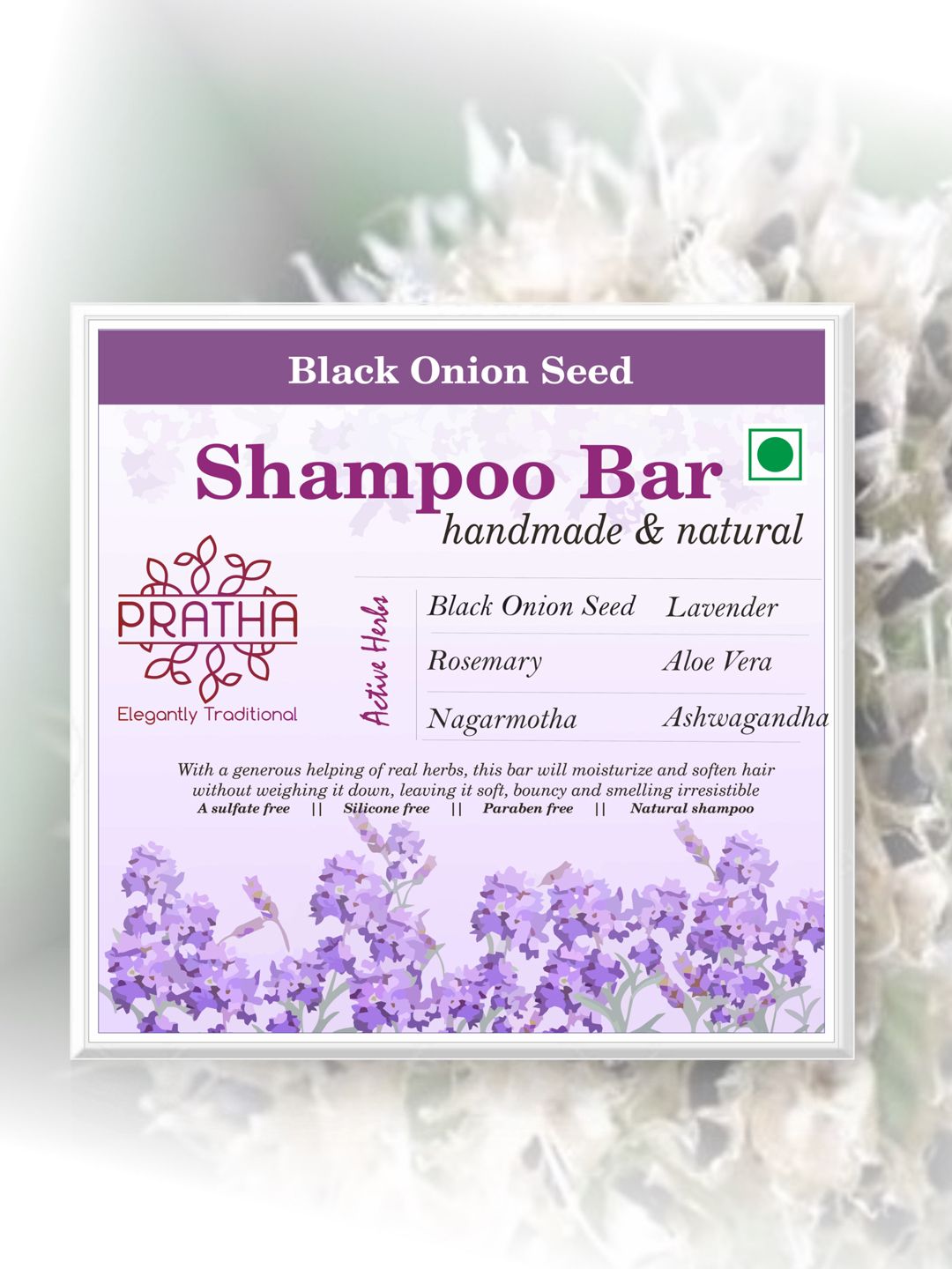 Pratha Unisex Black Onion Seed Anti Dandruff Shampoo Bar Price in India