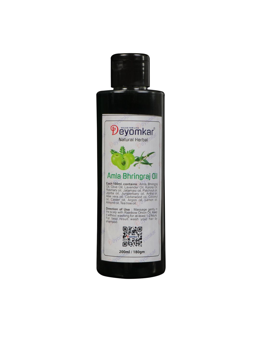 Deyomkar Natural Herbal Amla Bhringraj Hair Fall Control Hair Oil - 200 ml Price in India