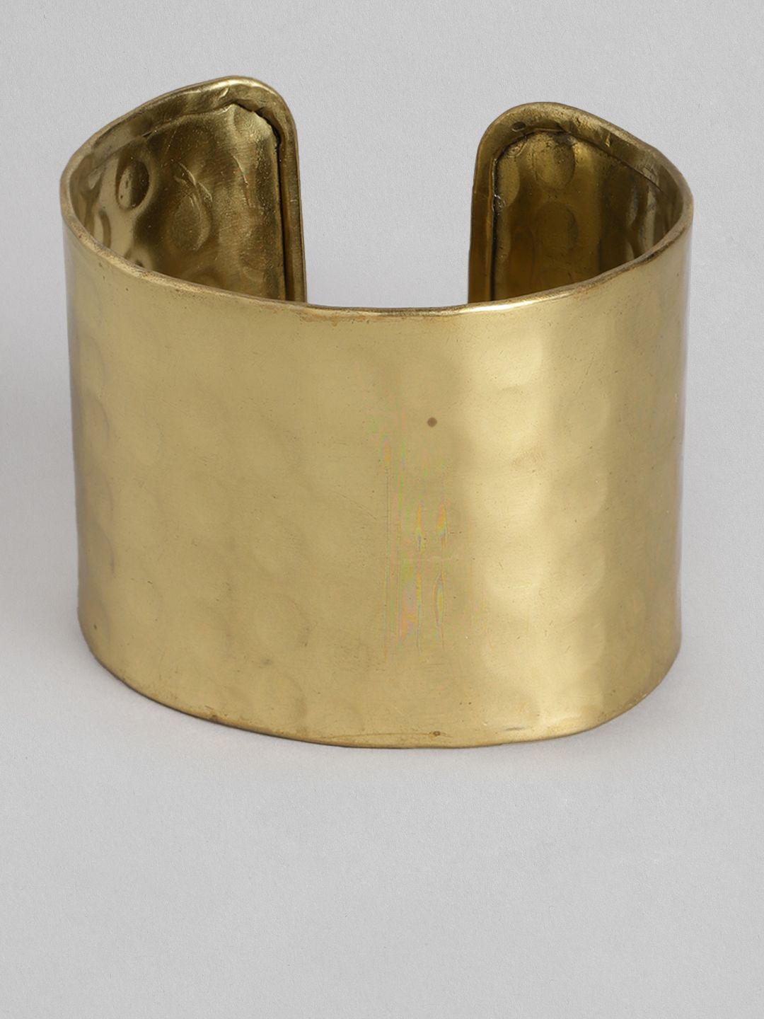 RICHEERA Women Gold-Toned Gold-Plated Cuff Bracelet Price in India