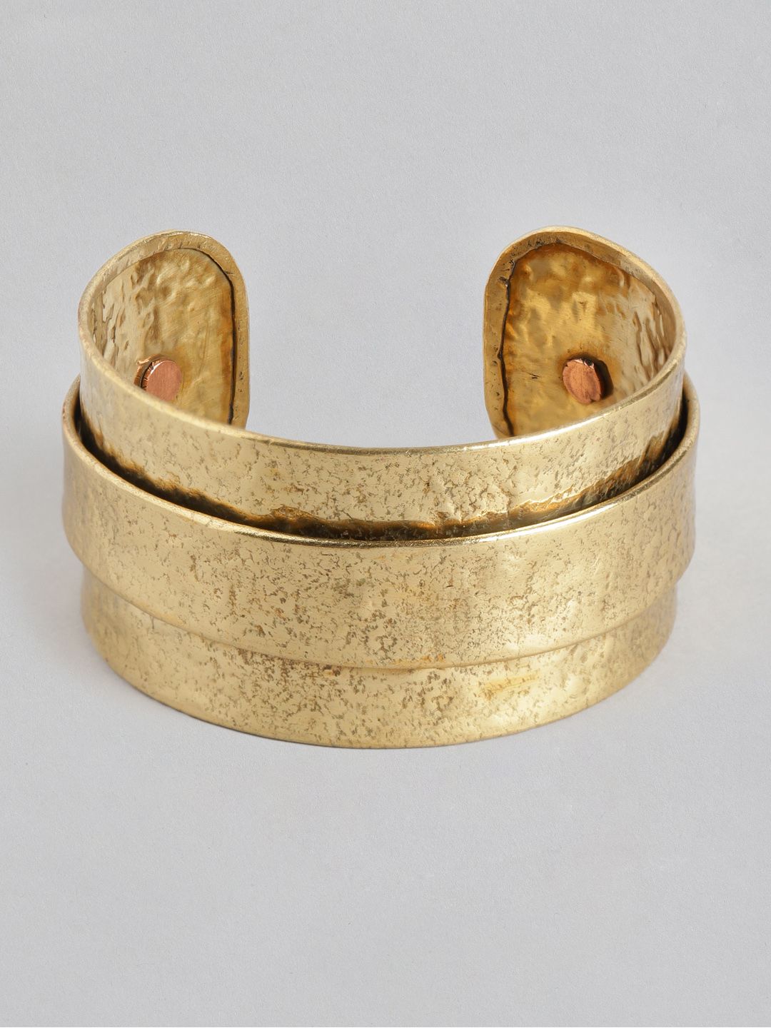 RICHEERA Women Gold-Toned Cuff Bracelet Price in India