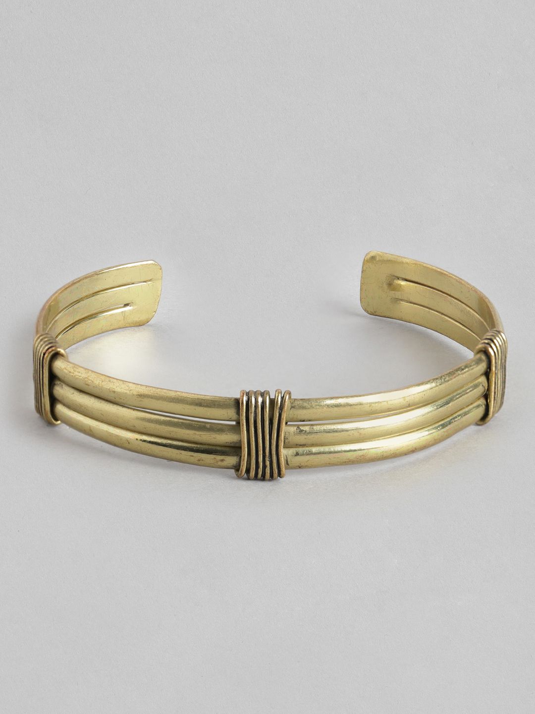 RICHEERA Women Gold-Toned Cuff Bracelet Price in India