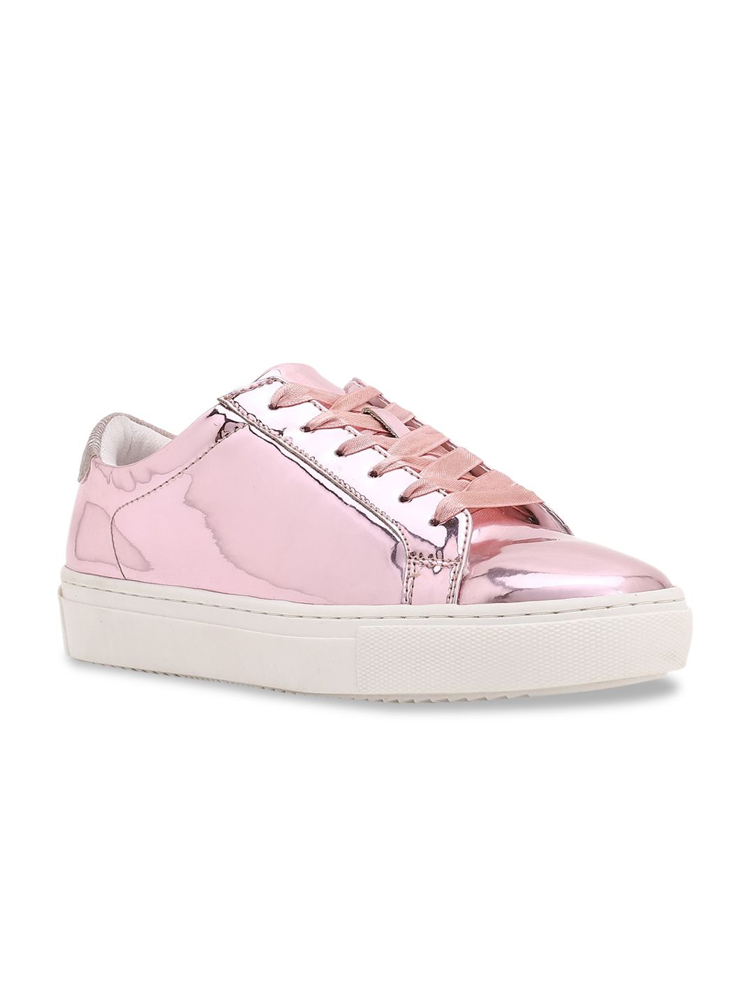 FOREVER 21 Women Purple Colourblocked PU Sneakers Price in India