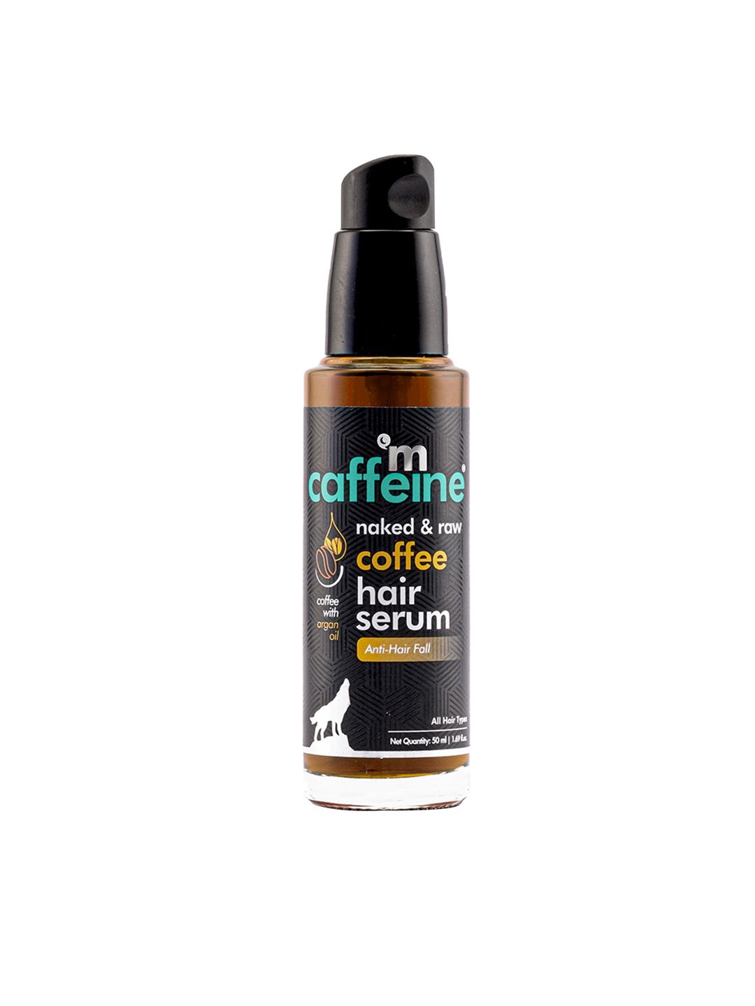 MCaffeine Sustainable Coffee Frizz & Hair Fall Control Hair Serum with Walnut & Argan Oil 50 ml Price in India