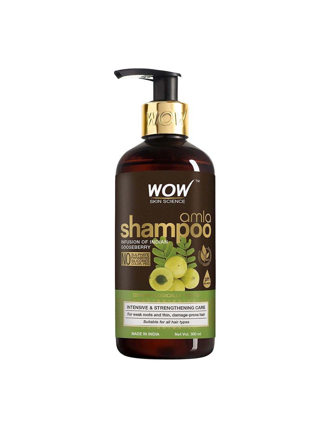 WOW SKIN SCIENCE Amla Shampoo For Weak Hair - 300ml Price in India