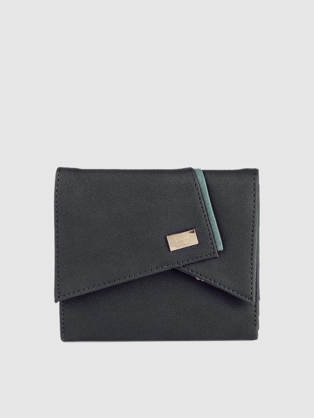 Baggit Women Navy Blue Three Fold Wallet Price in India