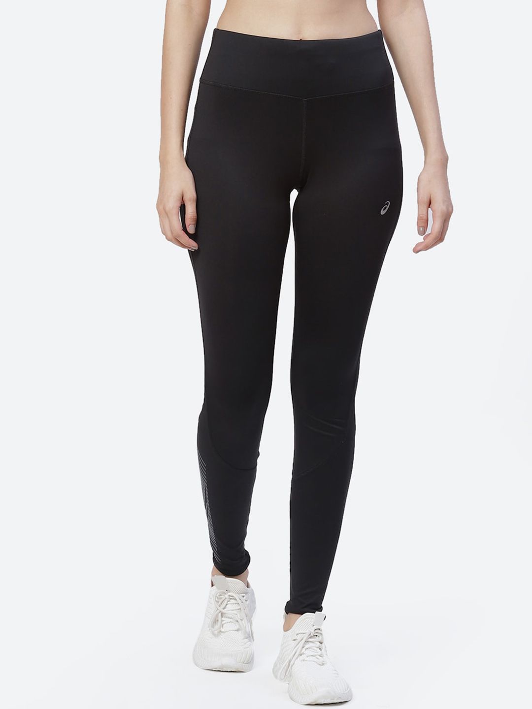 ASICS Women Black Solid ICON Tights Price in India