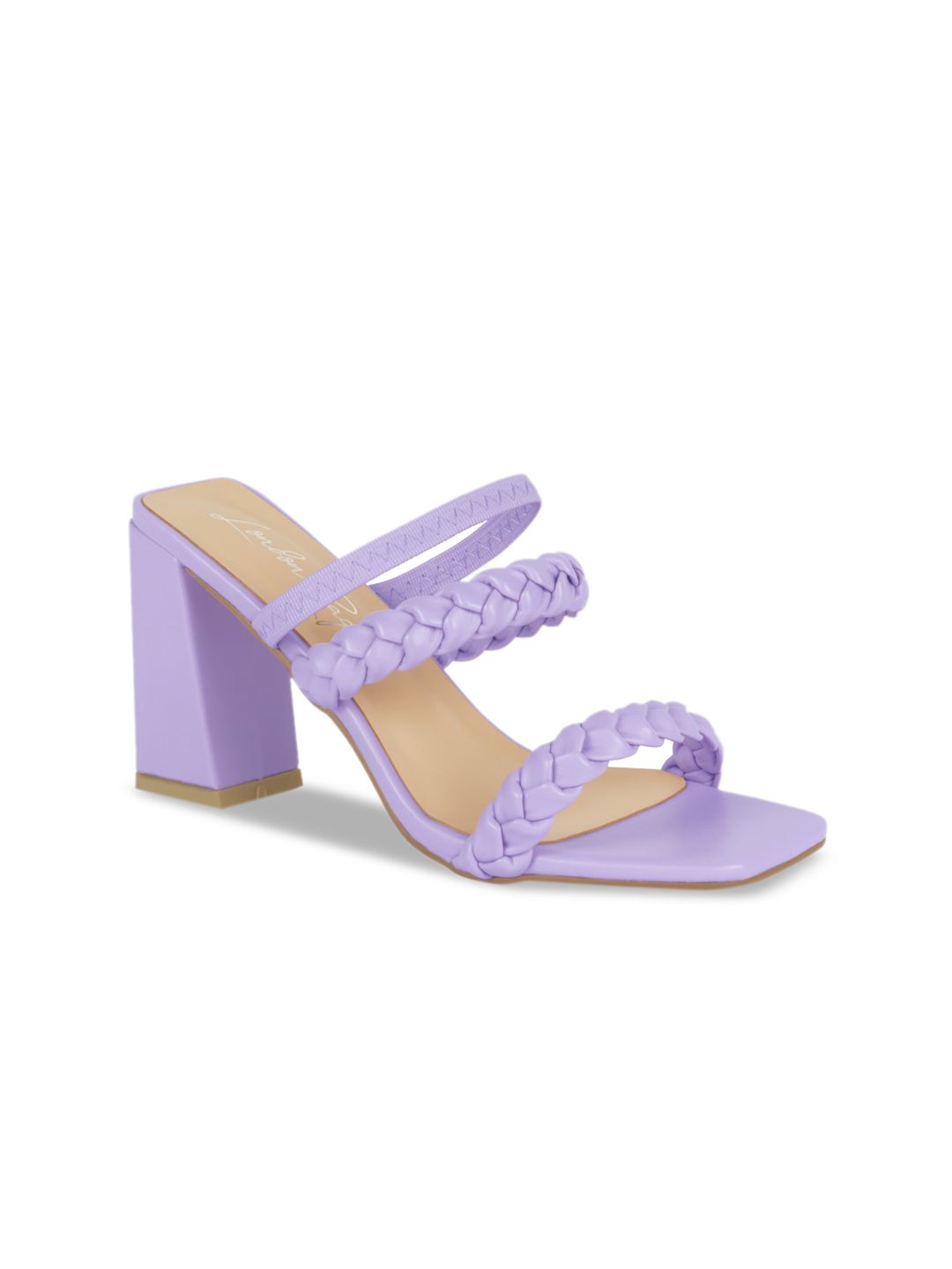 London Rag Purple Block Heels Price in India