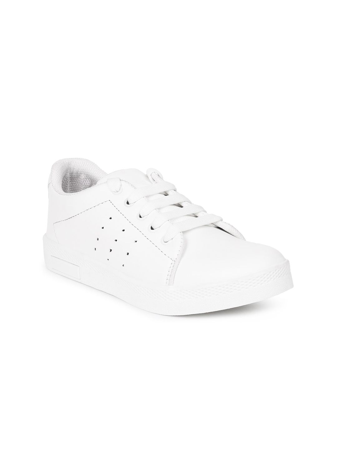 Longwalk Women White Perforations Sneakers Price in India