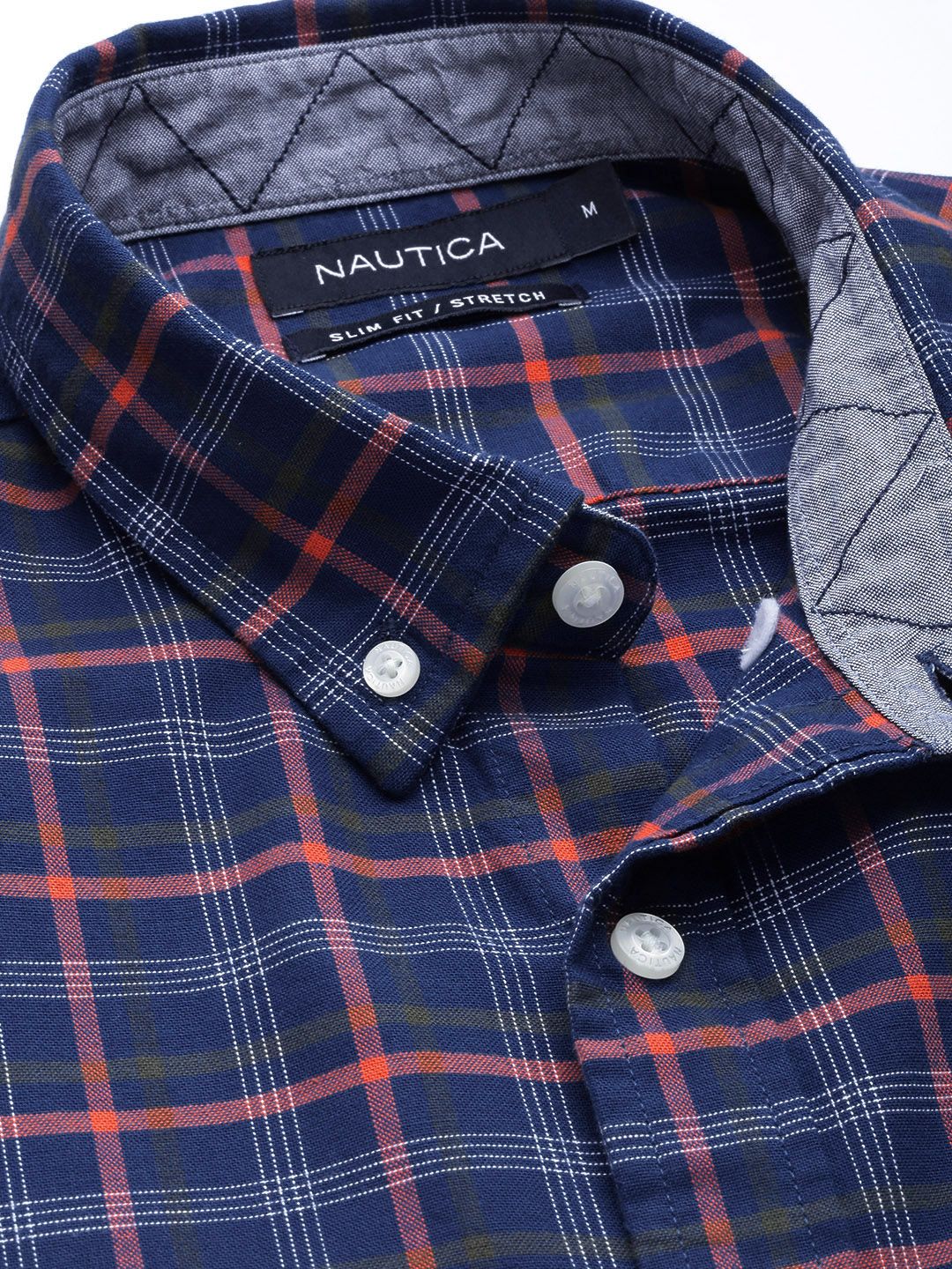 Buy Nautica Men Blue Slim Fit Tartan Checked Casual Shirt - Shirts for Men 15353966 | Myntra Buy Nautica Men Blue Slim Fit Tartan Checked Casual Shirt - Shirts for Men 15353966 | Myntra
