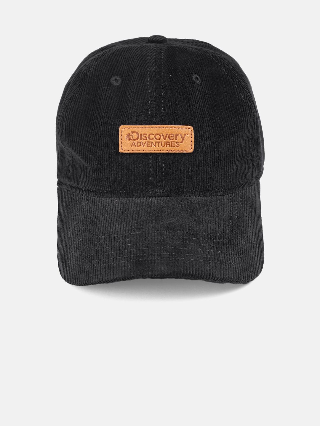 Roadster x Discovery Unisex Black Solid Baseball Cap Price in India