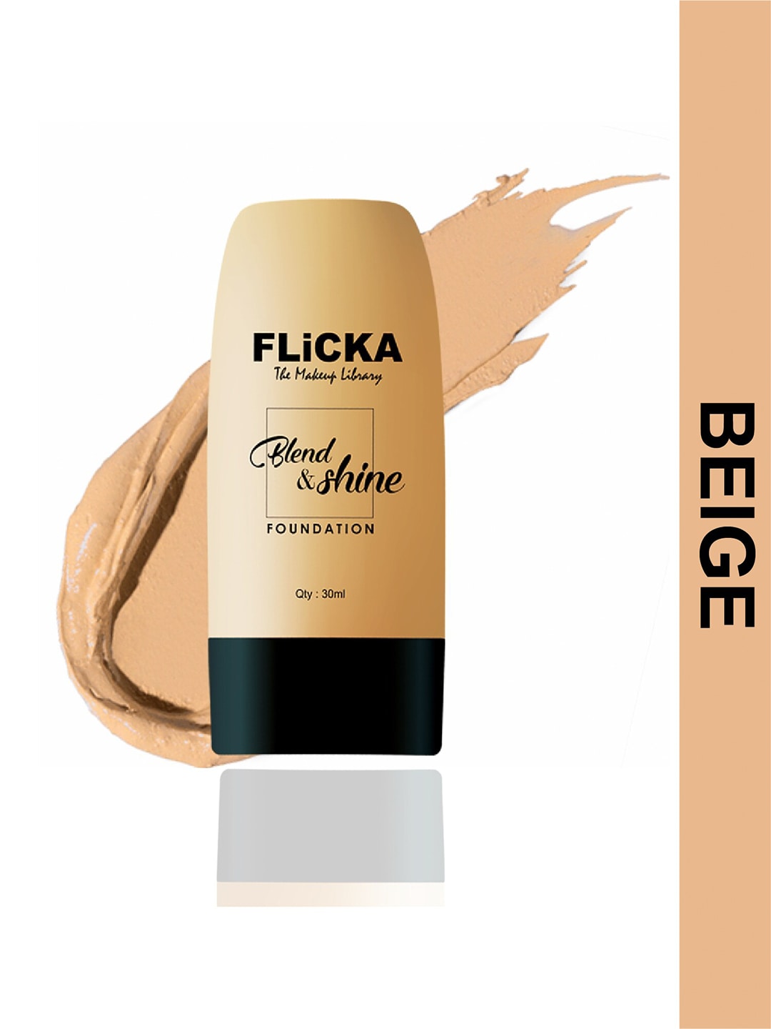 FLiCKA Blend & Shine Foundation - 02 Beige Price in India