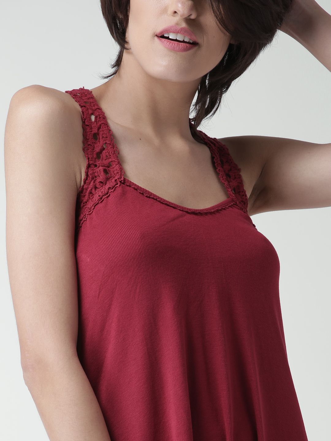 Buy FOREVER 21 Women Maroon Crochet A-line Dress - Dresses for Women 1536201 | Myntra Buy FOREVER 21 Women Maroon Crochet A-line Dress - Dresses for Women 1536201 | Myntra