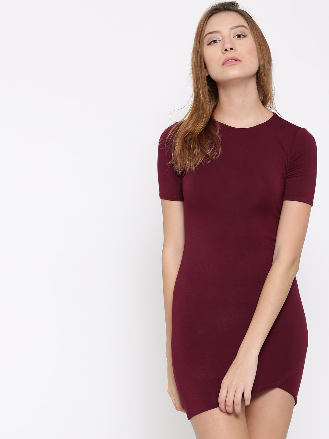 burgundy dress forever 21 Burgundy Velvet Dress - Bridesmaid Dress