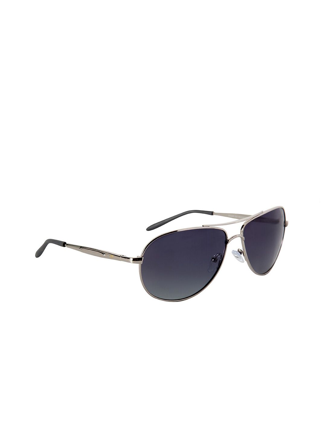 GIO COLLECTION Unisex Grey Lens & Silver-Toned Wayfarer UV Protected Lens-GM2085C01 Price in India