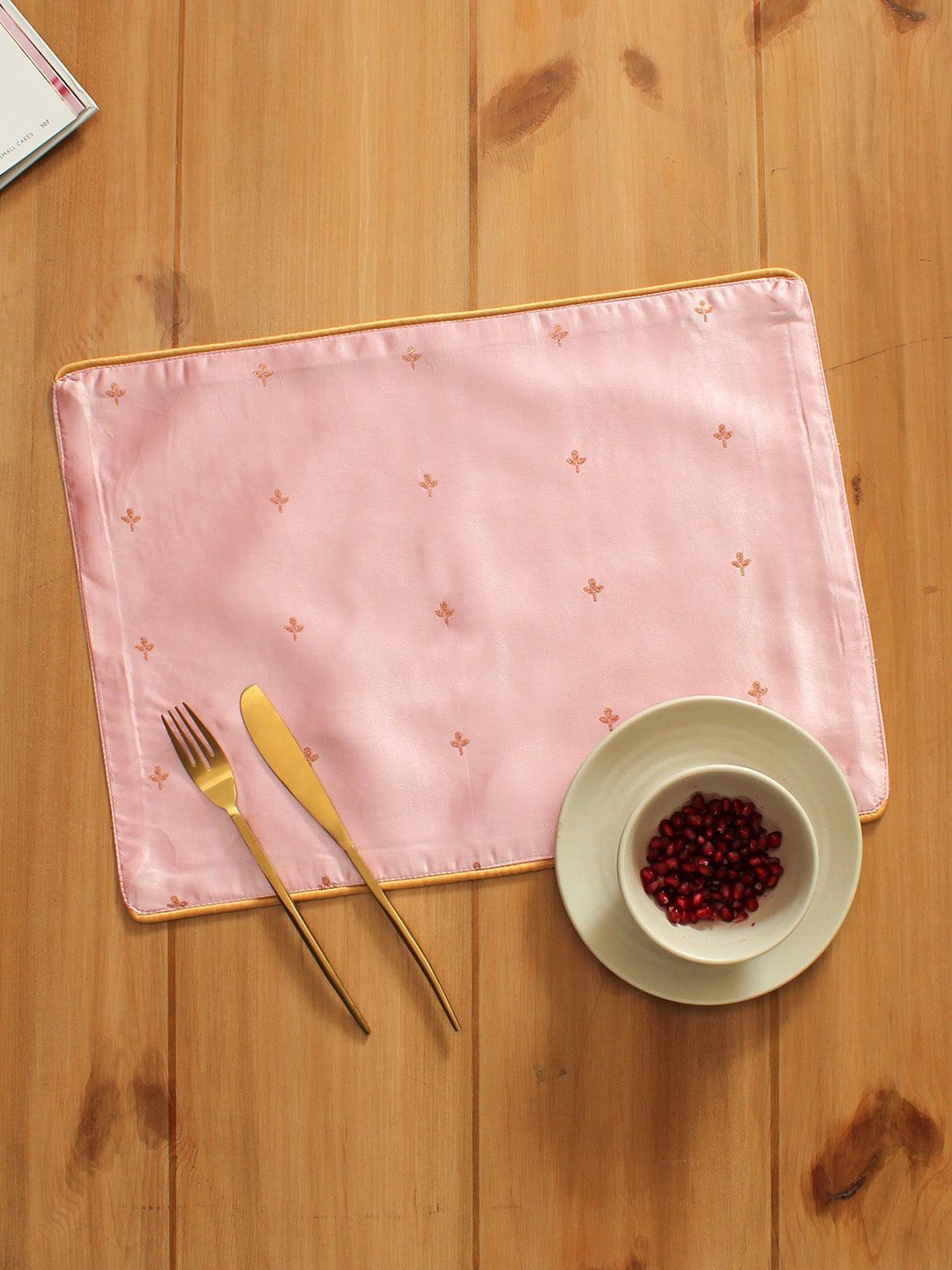 House This Pink Printed Table Place Mat Price in India