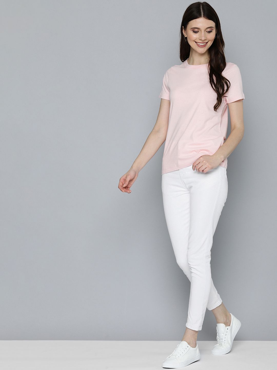 M&H Our Water Women White Super Skinny Fit Stretchable Jeans Price in India