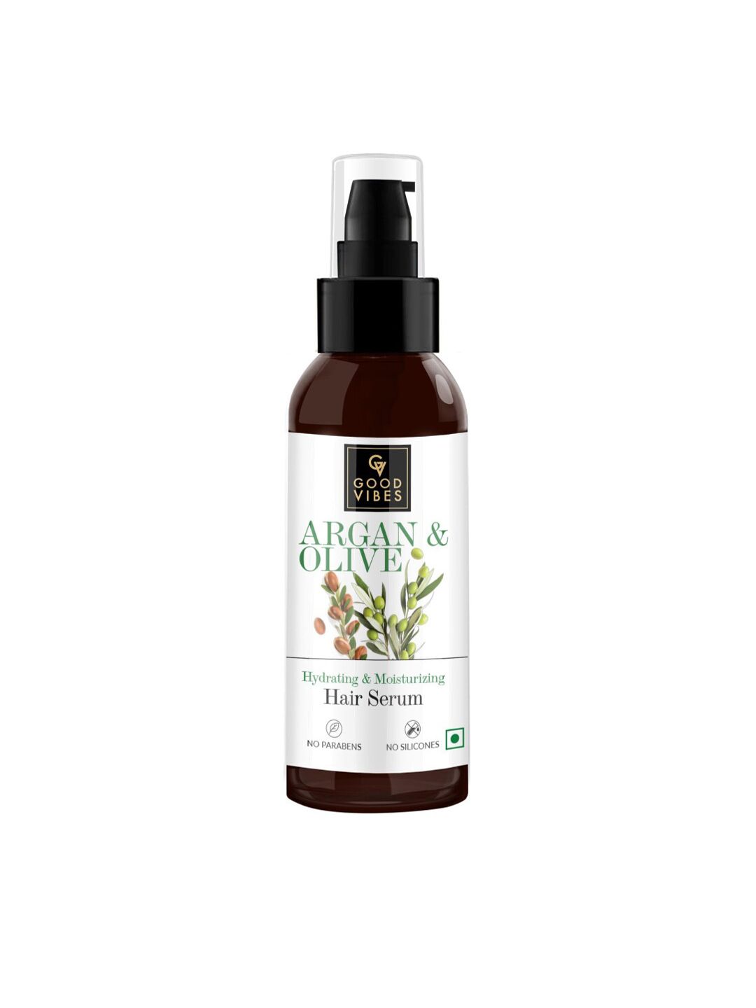 Good Vibes Unisex Plus Argan Olive Hydrating Moisturizing Hair Serum 50 ml Price in India