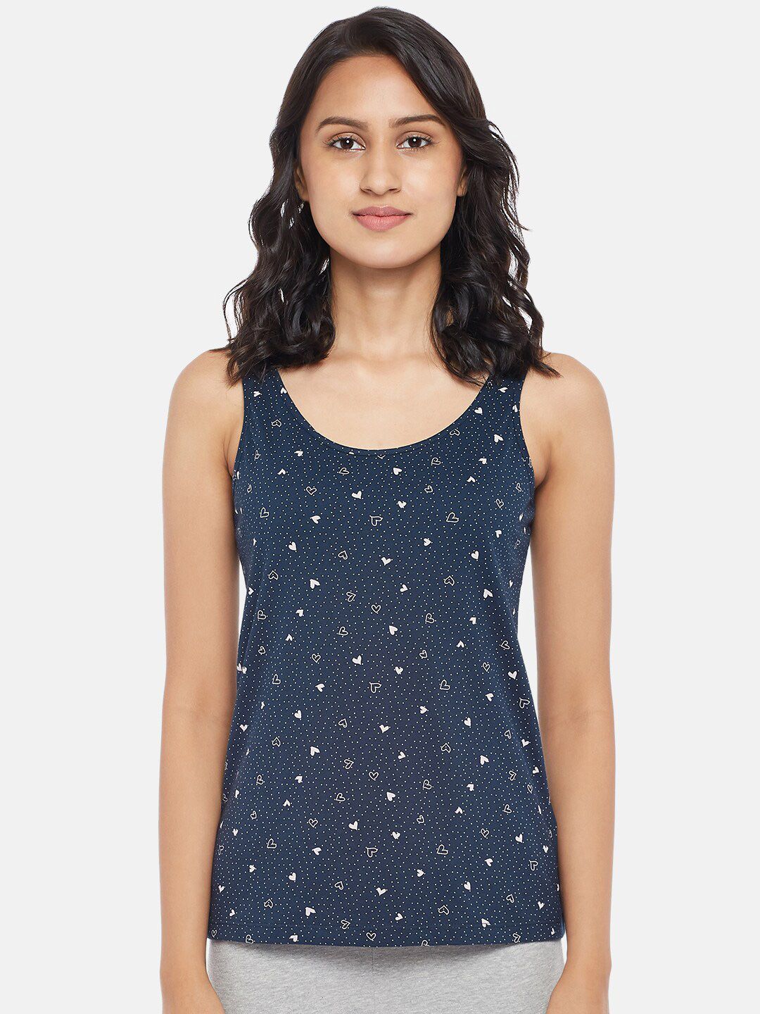 Dreamz by Pantaloons Navy Blue Tank Lounge tshirt Price in India