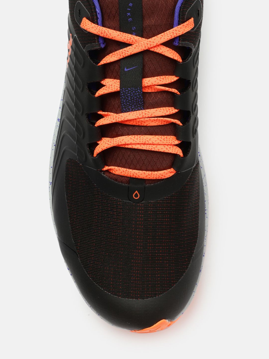 nike shield black orange