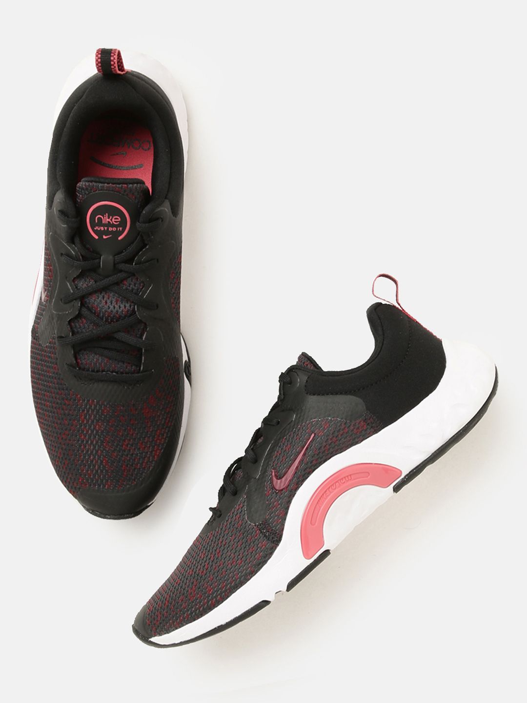 Nike Women Black & Red Renew In-Season Training Shoes Price in India