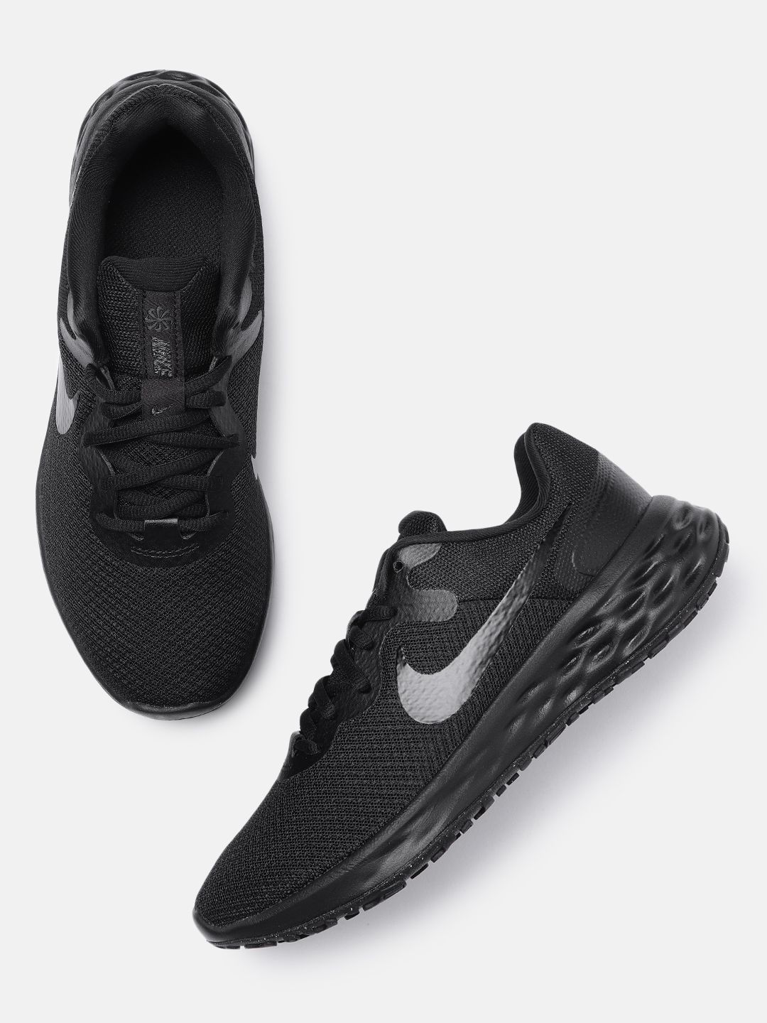 Nike Women Black Revolution 6 Next Nature Road Running Shoes Price in India