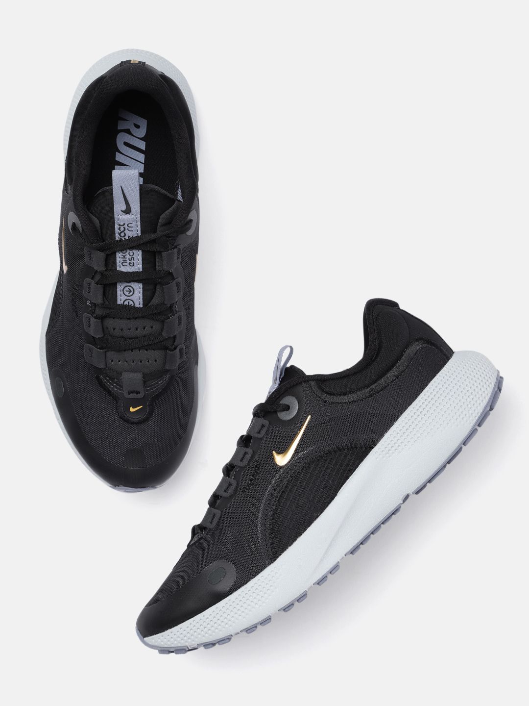 Nike Women Black React Escape Running Shoes Price in India
