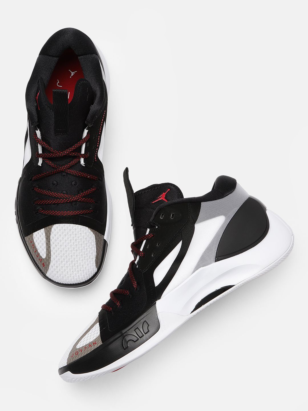 Buy Nike Men White Jordan Zoom Separate PF Basketball Shoes