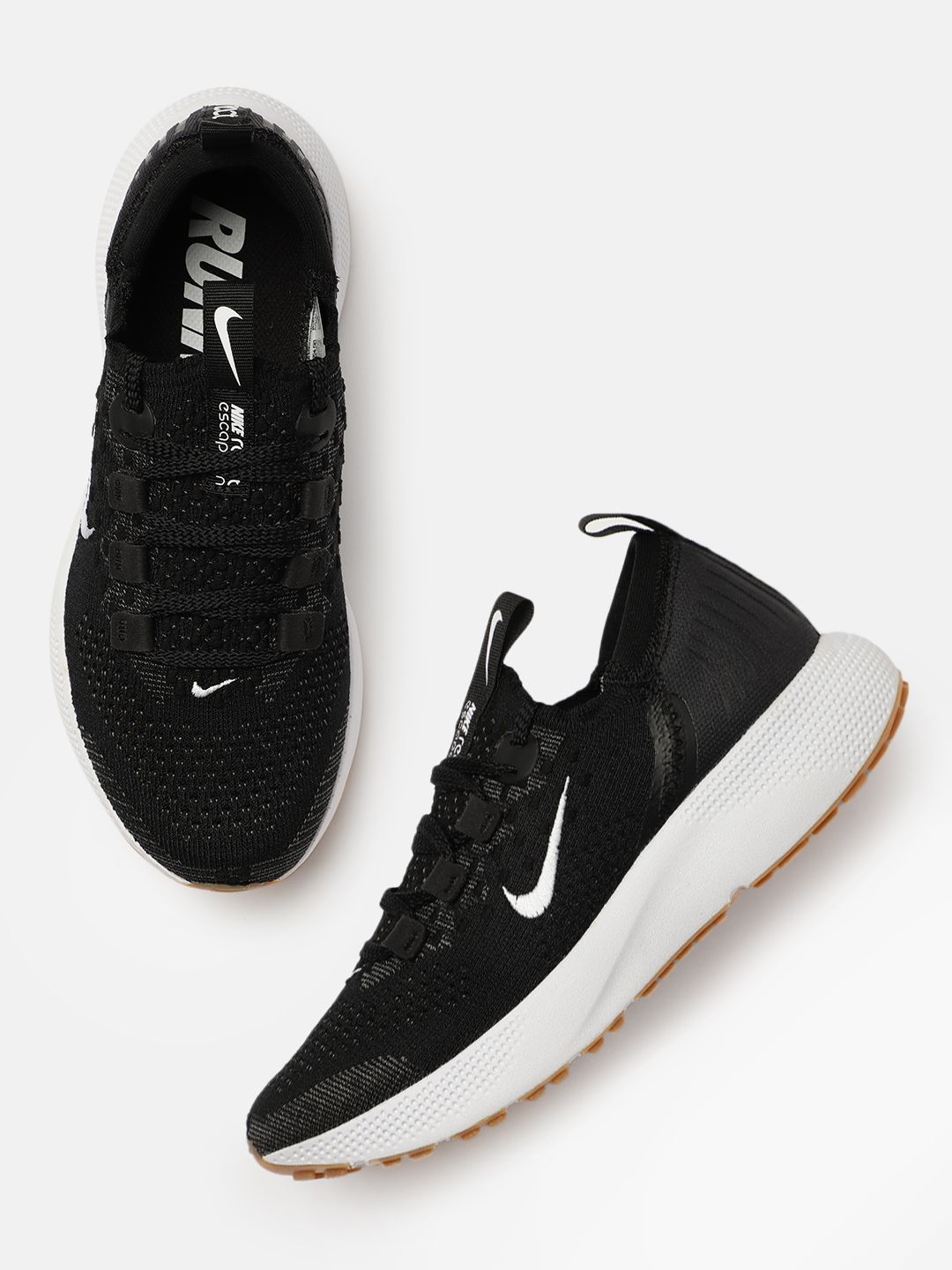 Nike Women Black React Escape Running Shoes Price in India