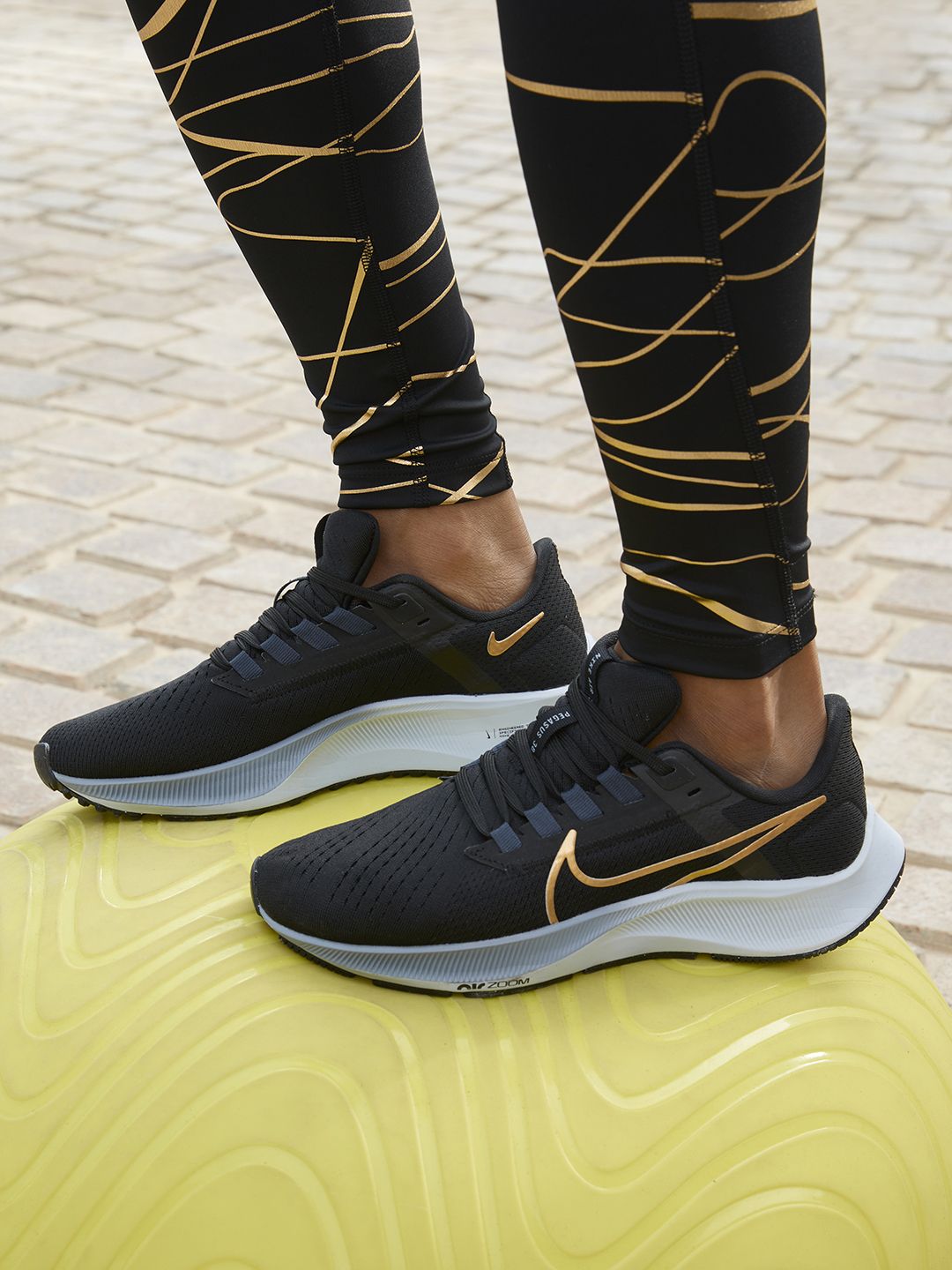 Nike Women Black AIR ZOOM PEGASUS 38 Running Shoes Price in India