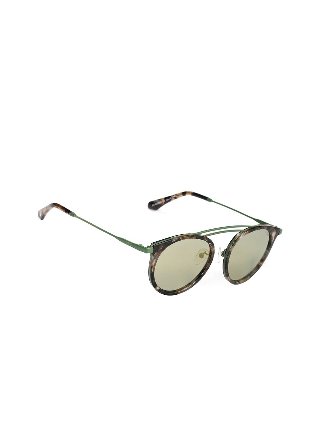 ENRICO Women Green Lens & Green Browline Sunglasses - EN M 2023 C3-Green