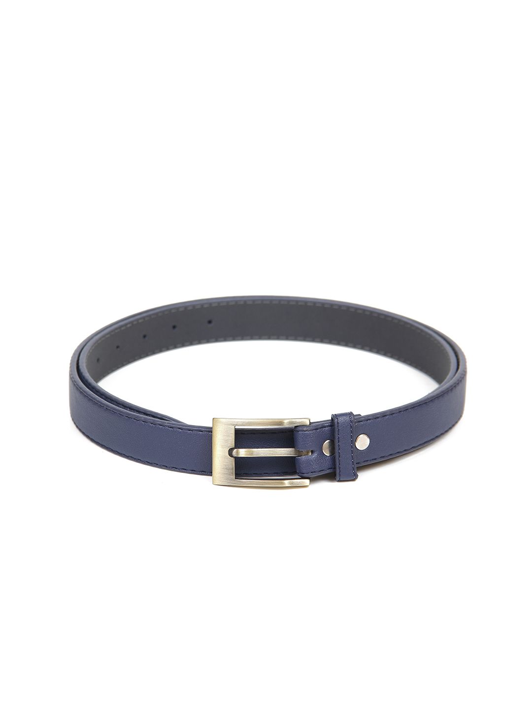 Calvadoss Women Navy Blue Textured PU Belt Price in India