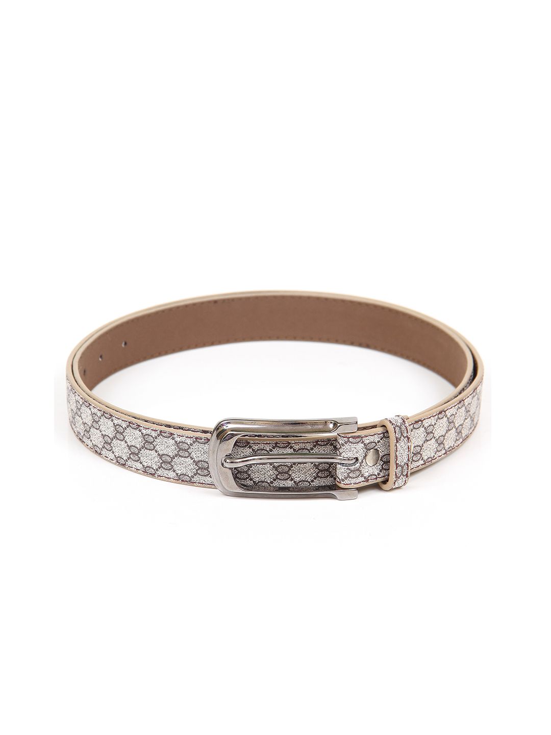 Calvadoss Women Beige Textured PU Belt Price in India