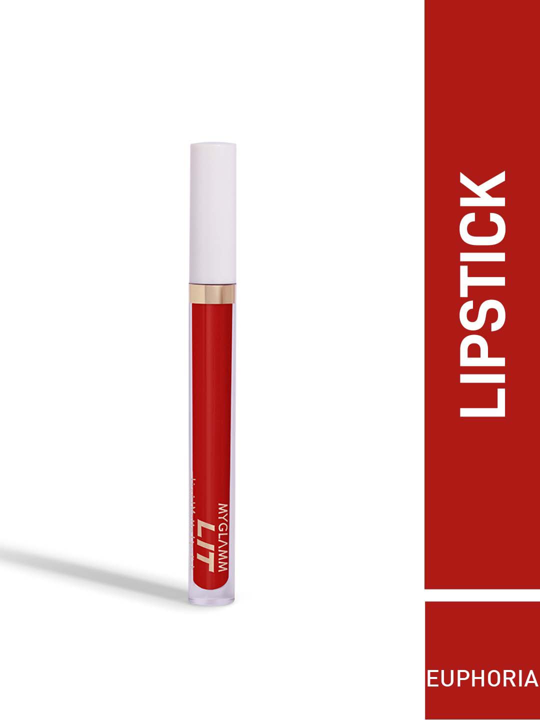 MyGlamm LIT Liquid Matte Lipstick 3 ml - Euphoria Price in India