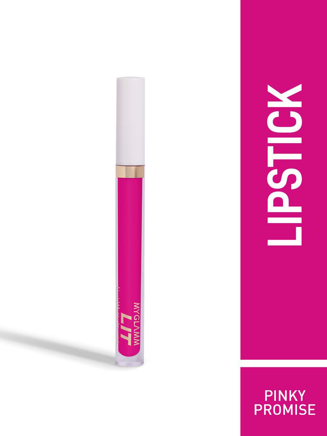 MyGlamm LIT Liquid Matte Lipstick 3 ml - Pinky Promise Price in India