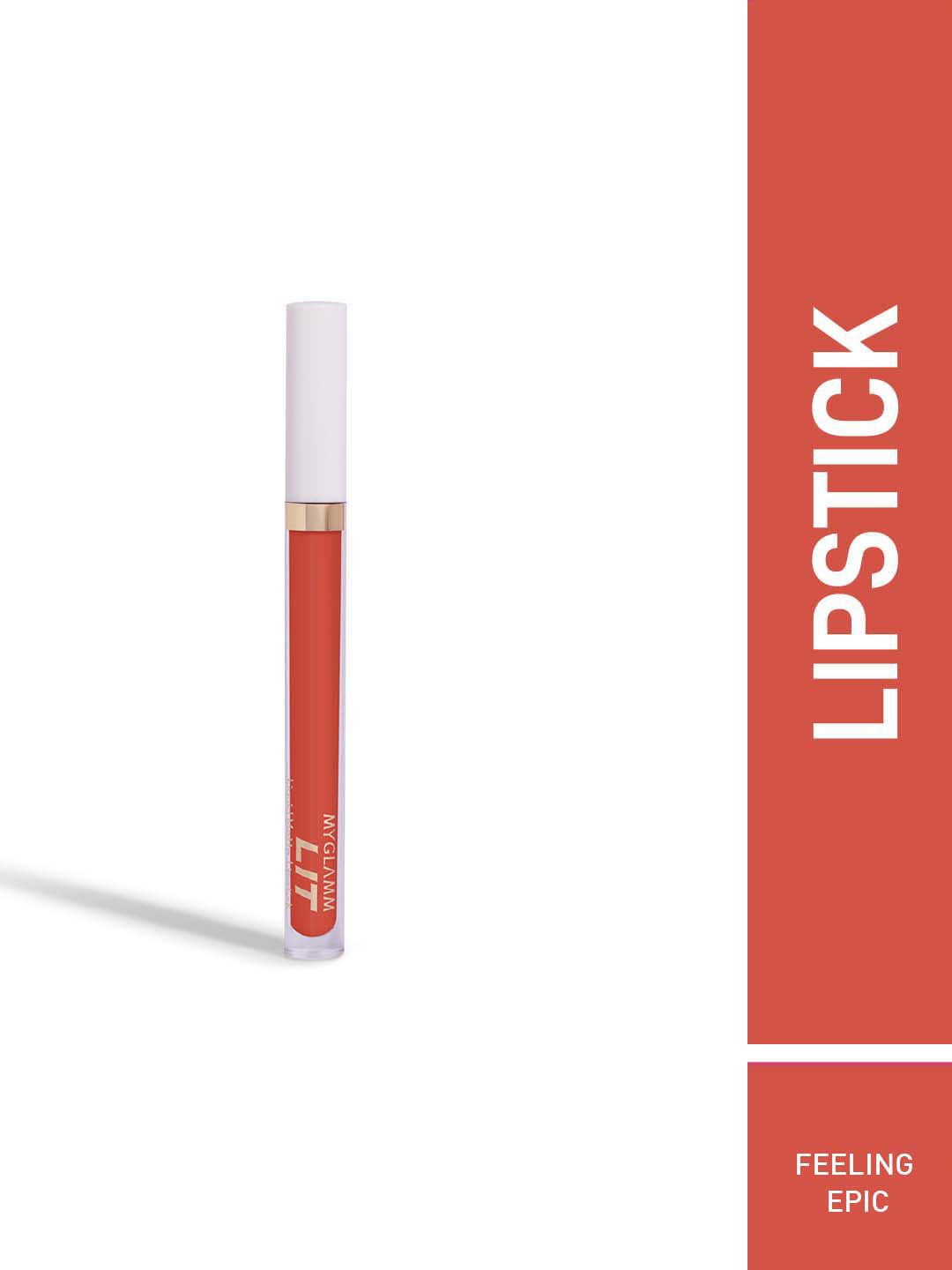 MyGlamm LIT Liquid Matte Lipstick 3 ml - Feeling Epic Price in India