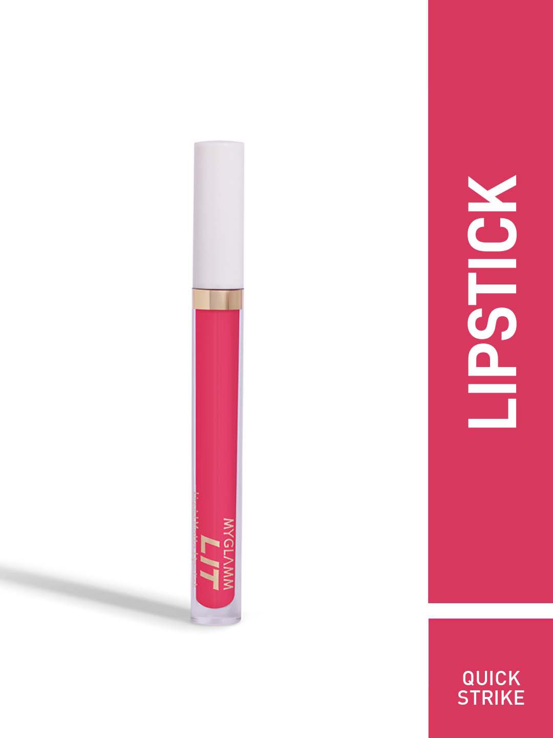 MyGlamm LIT Liquid Matte Lipstick 3 ml - Quick Strike Price in India