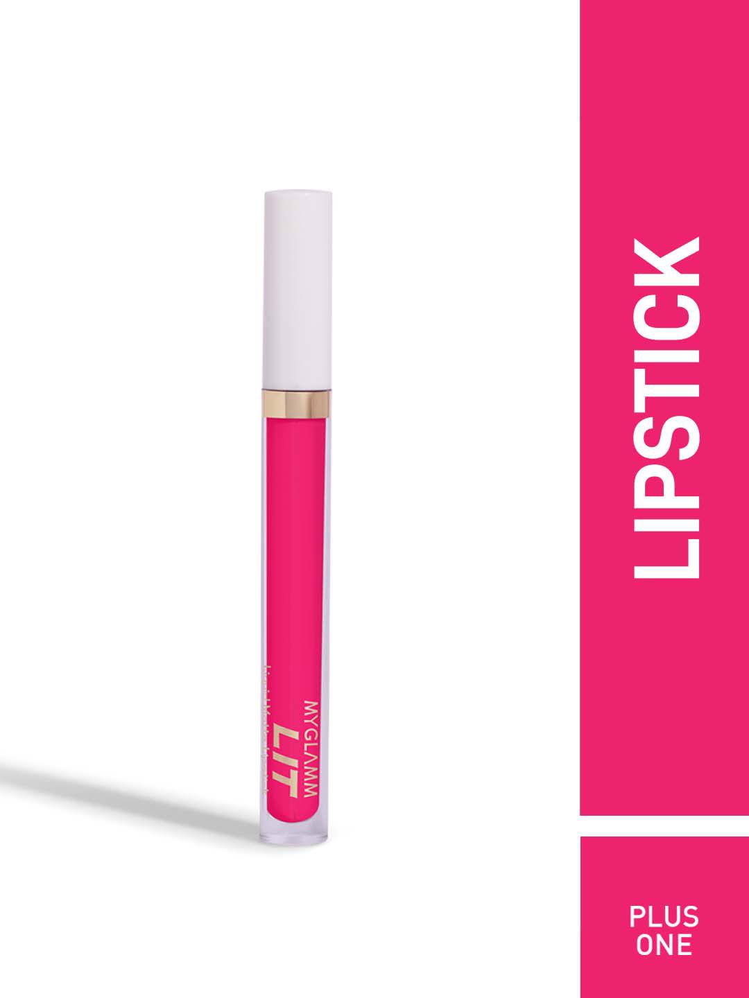 MyGlamm LIT Liquid Matte Lipstick 3 ml - Plus One Price in India