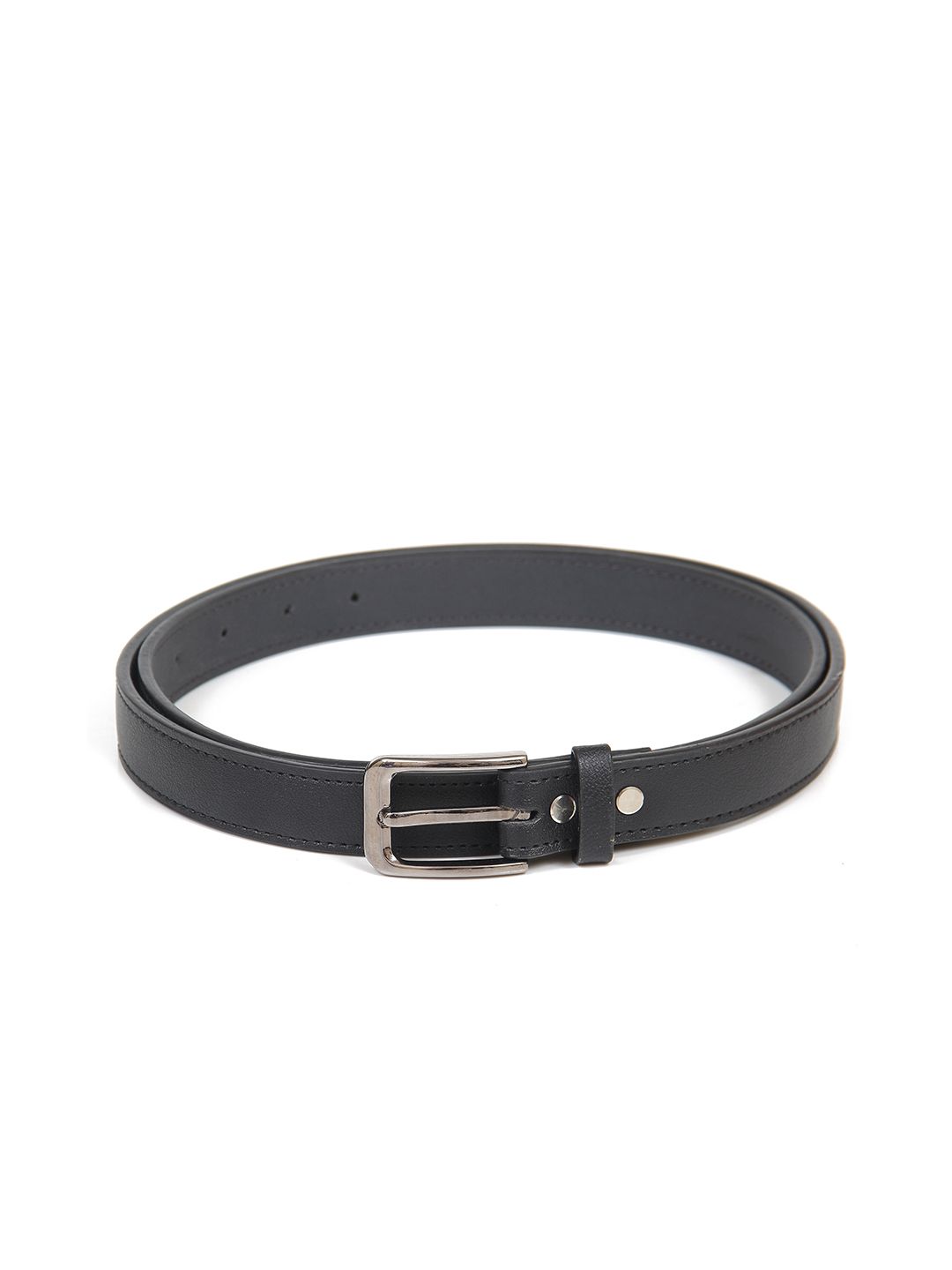 Calvadoss Women Black Textured PU Belt Price in India